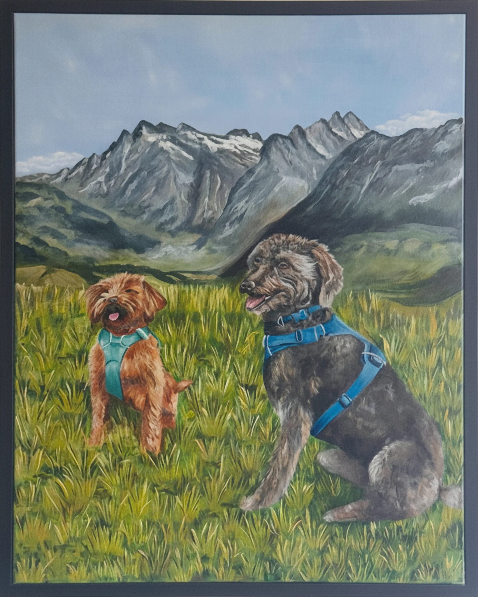 Walkies, acrylic on canvas
